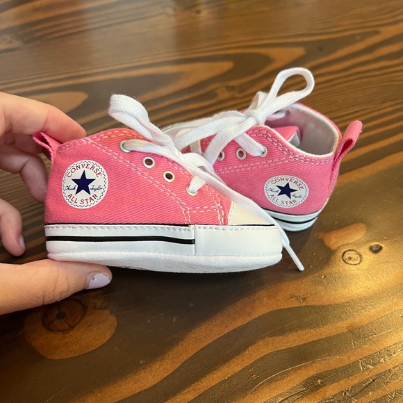 Converse Other - Converse Kids Pink High-Top Sneakers